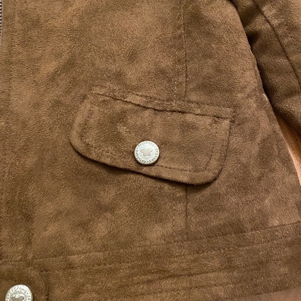 Baby Gap faux suede girls jacket size 5